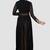 Black georgette zari and sequins work anarkali salwar kameez