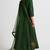 Bottle green chanderi silk dori work anarkali salwar kameez