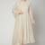 Off white georgette sequins embroidery anarkali salwar kameez