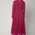 Wine georgette sequins embroidery anarkali salwar kameez