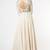 Ivory chanderi silk zardosi work anarkali salwar kameez