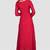 Maroon red crape silk zari work anarkali salwar kameez