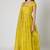Lime green chanderi silk zari work anarkali salwar kameez