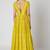 Lime green chanderi silk zari work anarkali salwar kameez
