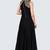 Black georgette zari and beads work anarkali salwar kameez