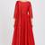 Red silk zari work anarkali salwar kameez