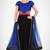 Black georgette thread and dabka work anarkali salwar kameez