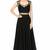 Black georgette zari, beads and sequins work anarkali salwar kameez
