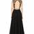Black georgette zari, beads and sequins work anarkali salwar kameez