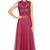 Onion pink net thread work anarkali salwar kameez