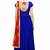 Blue georgette zari work anarkali salwar kameez