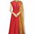 Rust orange georgette sequins & zari embroidery anarkali salwar kameez