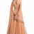 Peach georgette beads hand embroidery anarkali salwar kameez