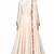 Powder pink silk beads hand embroidery anarkali salwar kameez