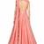 Pink silk zari and beads work anarkali salwar kameez
