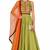 Green dupion silk thread and beads work anarkali salwar kameez
