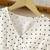 Cream polka dot print cotton a-line fit & flare kids dress