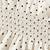 Cream polka dot print cotton a-line fit & flare kids dress
