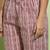 Women   s cotton floral printed a-linekurta with dupatta and pant v-neckline 3/4th sleeves (maroon)