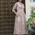 Women’s chiffon animal print a-line maxi dress with smocked waist & 3/4th sleeves