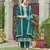 Rama color embroideried faux georgette semi stitched salwar suit