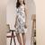 Women’s halter neck sleeveless a-line dress (green)