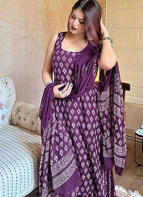 Women Ethnic Motifs Printed Regular Kurta with Palazzos & With Dupatta 2
