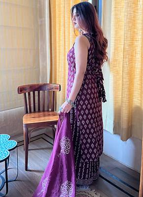 Women Ethnic Motifs Printed Regular Kurta with Palazzos & With Dupatta 4