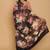 multicolor printed satin saree with blouse piece