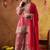 Hot pink banarasi silk embroidered sharara set