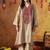 Golden banarasi silk plain kurta set