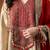 Golden banarasi silk plain kurta set