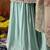 Pistachio green crust tissue embroidered gharara set