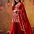 Reddish maroon chinon embroidered sharara set