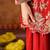 Reddish maroon chinon embroidered sharara set