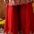 Reddish maroon chinon embroidered sharara set
