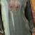 Light blue tissue crepe embroidered sharara set
