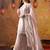 Light pink chinon embroidered sharara set