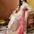 Golden cream tissue crepe embroidered sharara set