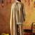 Golden tissue silk plain kurta set