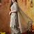 Grey tissue plain kurta set