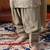 Grey tissue plain kurta set