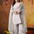 Light pink cotton embroidered kurta set