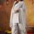 Light pink cotton embroidered kurta set