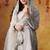 Light pink cotton embroidered kurta set