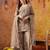 Wood brown cotton embroidered sharara set