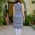 Women rayon geometric printed straight kurta