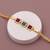 Traditional  gold plated bracelet with lobster clasp