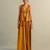Mustard yellow printed cotton co ord set