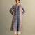 Blue Placket Kurta Set
